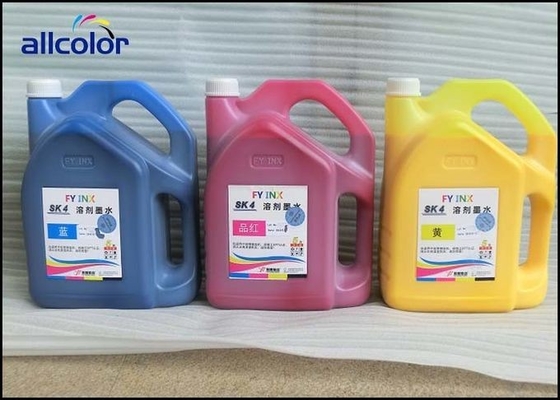 Tinta solvente impermeable del desafiador Sk4, compatibilidad fuerte de la tinta de la impresión de Digitaces